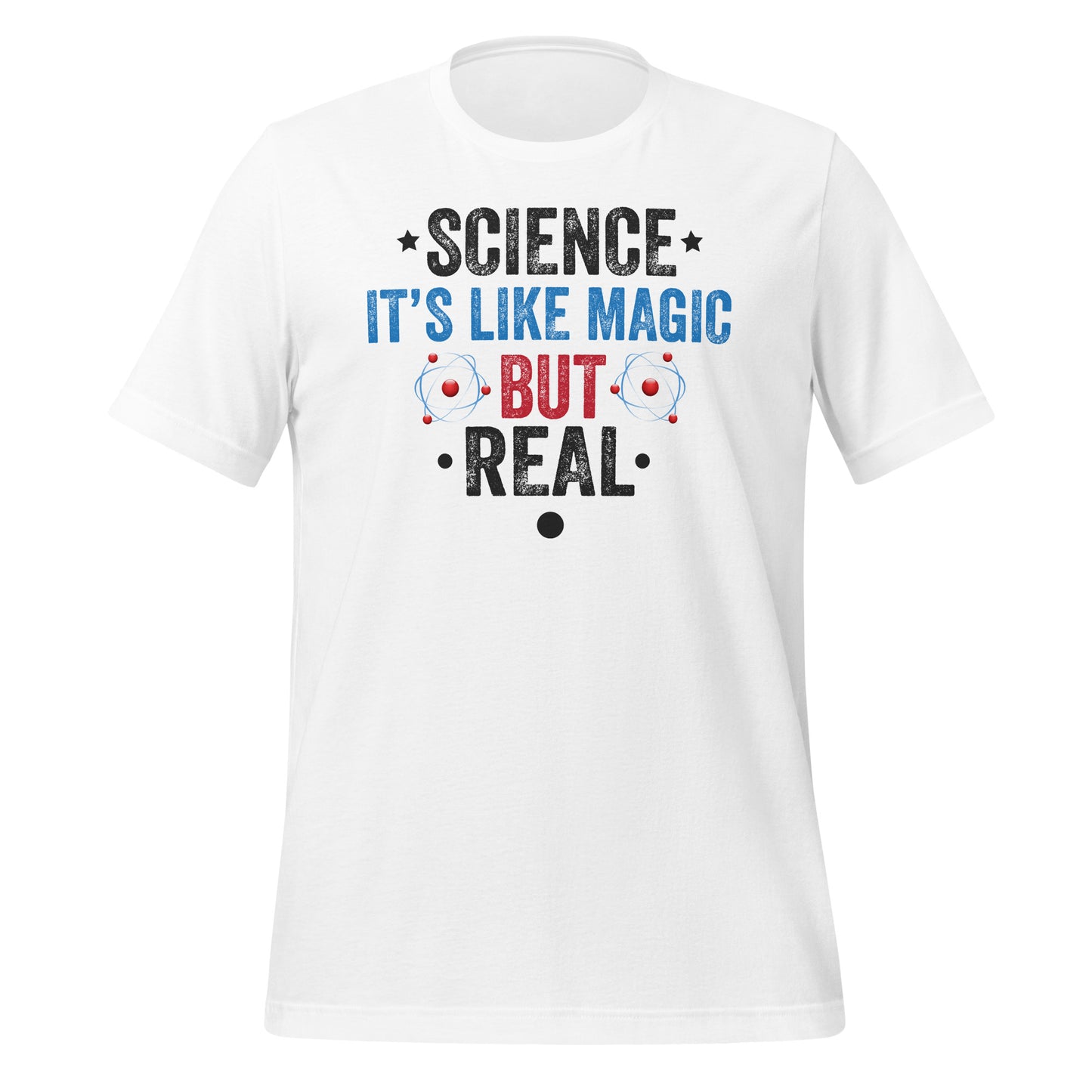Science is Like Magic but Real Quality Cotton Bella Canvas Adult T-Shirt