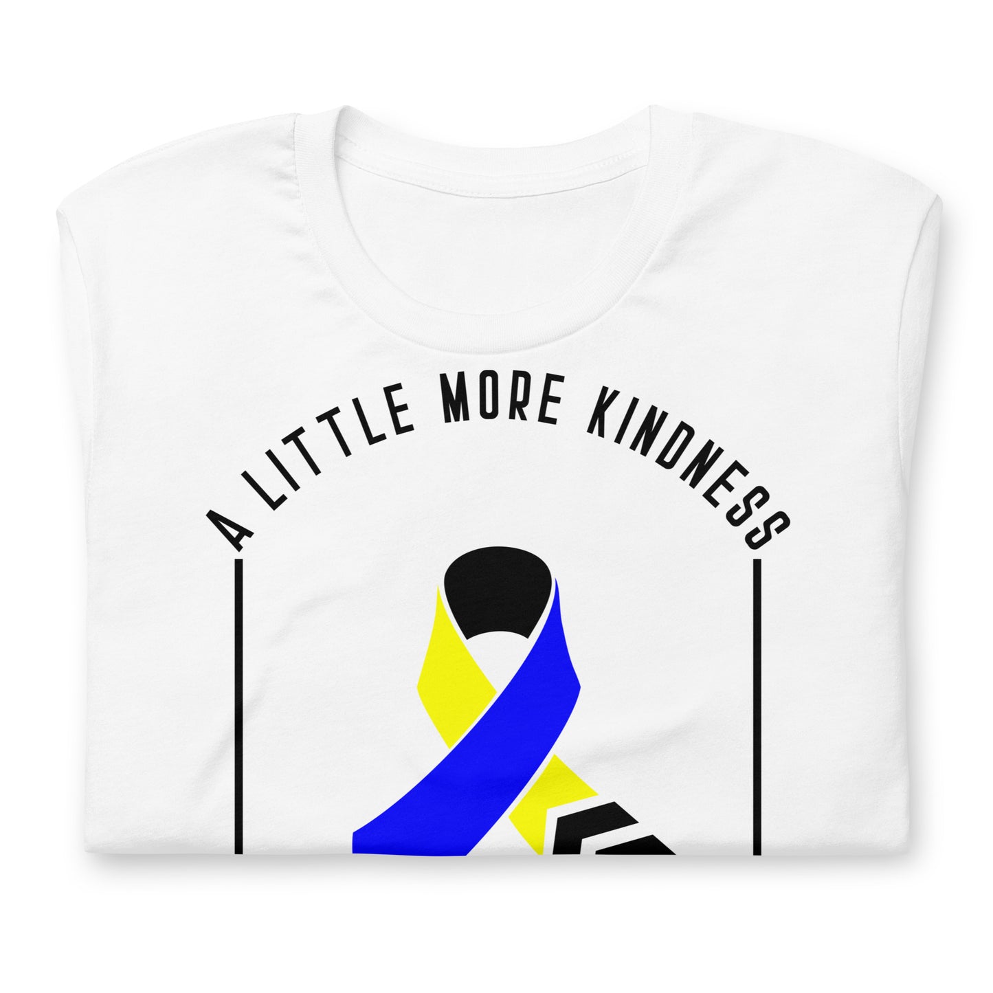 A Little More Kindness Down Syndrome Awareness Quality Cotton Bella Canvas Adult T-Shirt