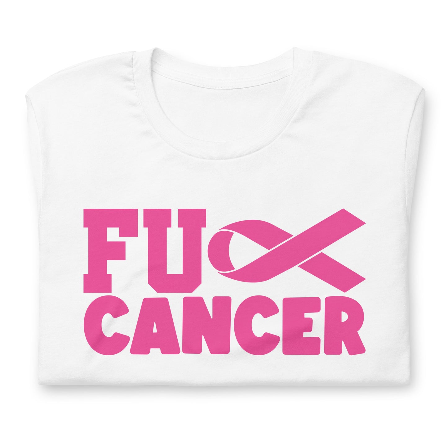 Fu** Cancer Breast Cancer Awareness Bella Canvas Adult T-Shirt