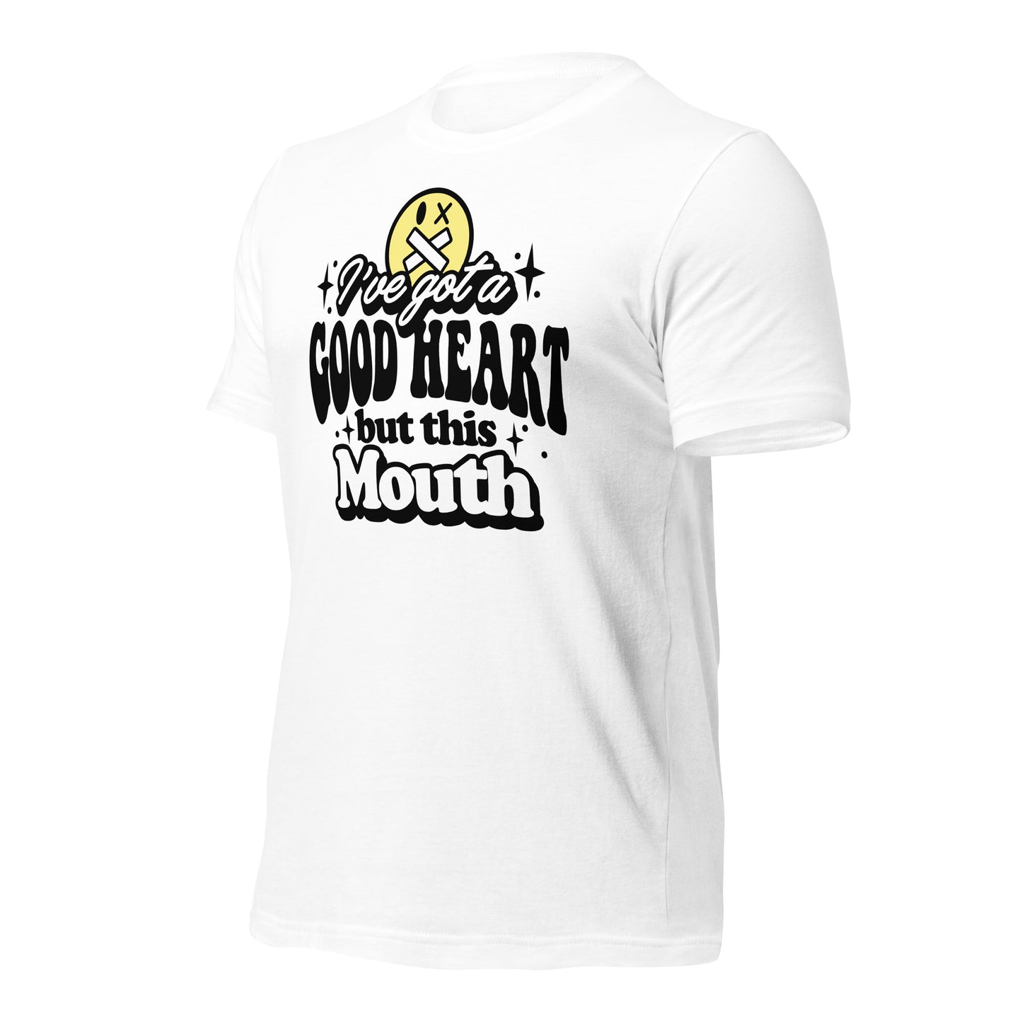 I've Got a Good Heart but This Mouth Bella Canvas Adult T-Shirt
