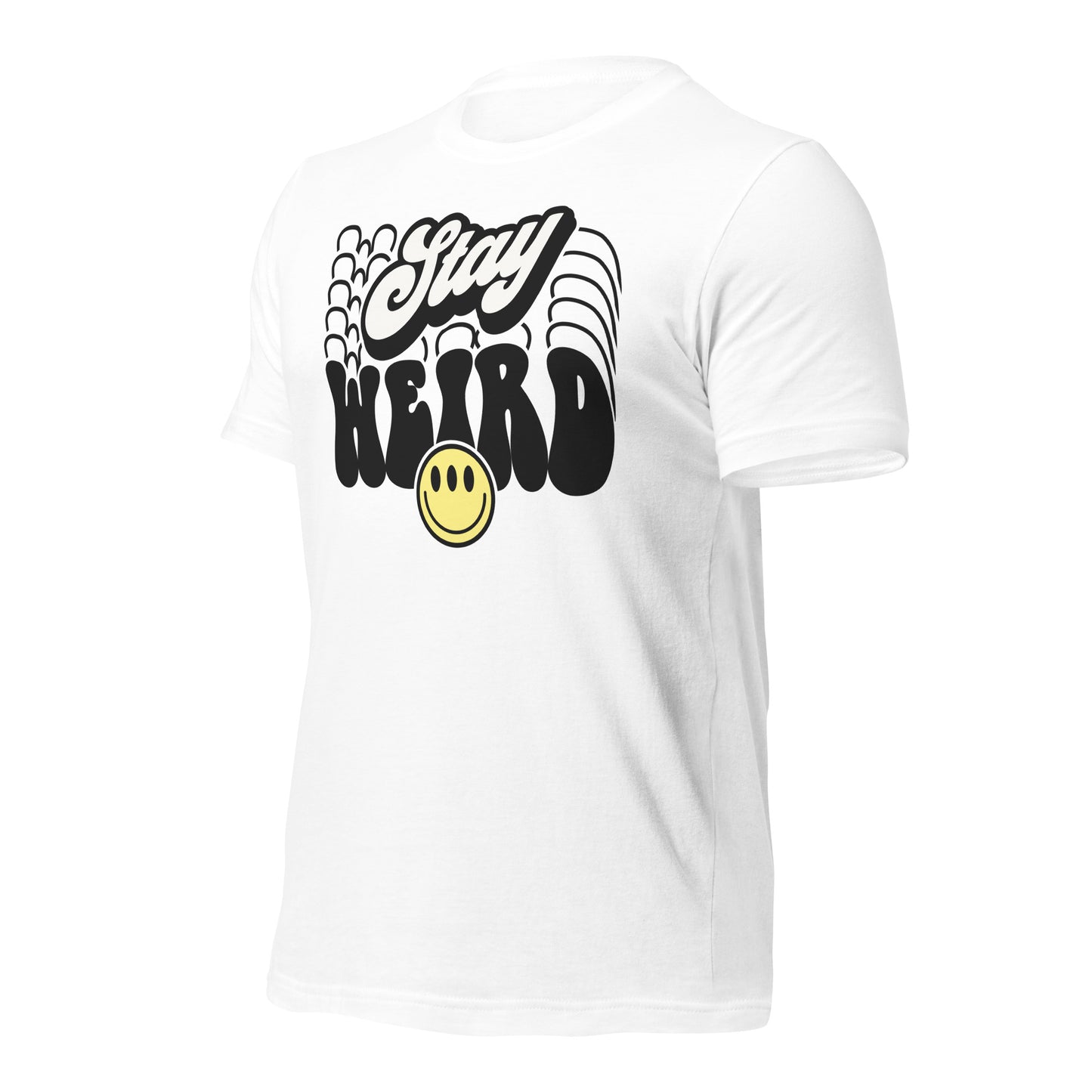 Stay Weird Funny Bella Canvas Adult T-Shirt