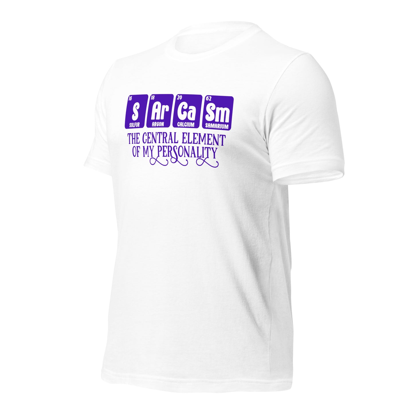 Sarcasm Central Element of My Personality Bella Canvas Adult T-Shirt