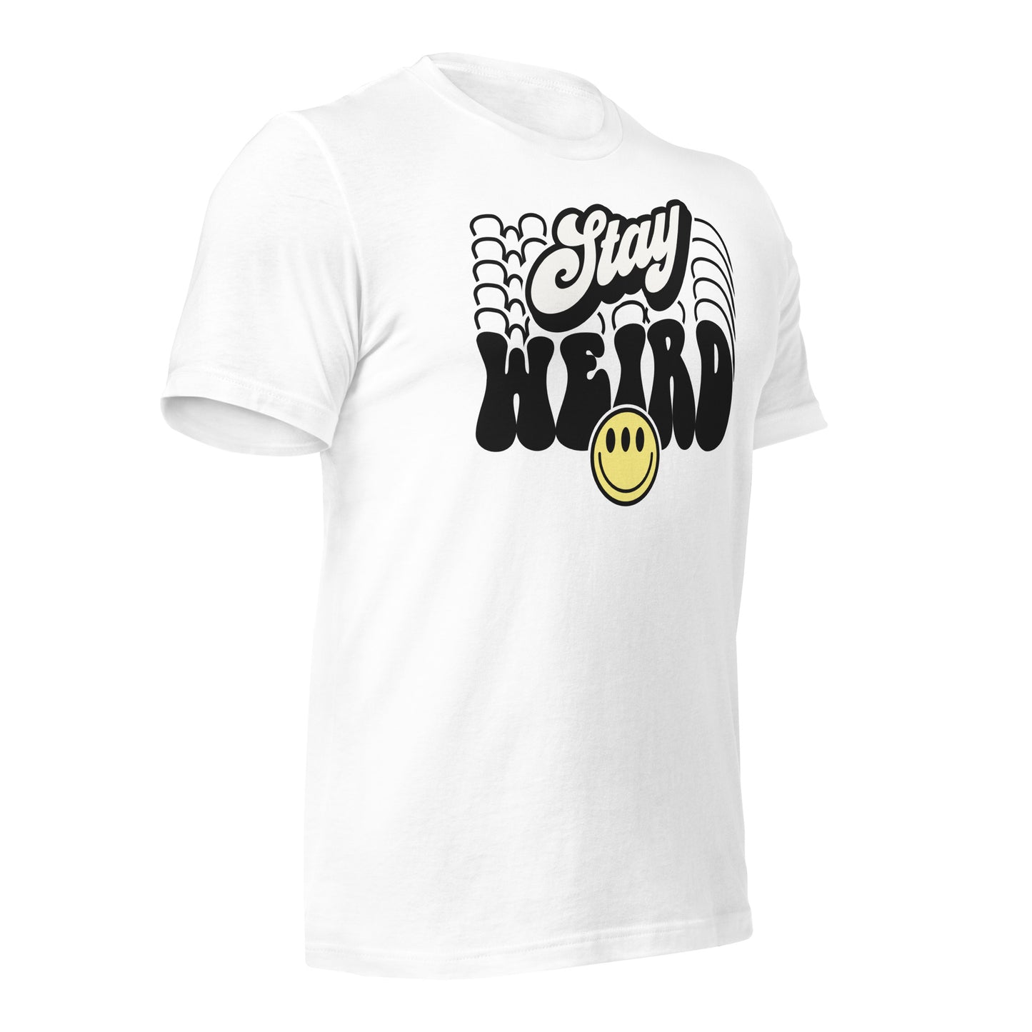 Stay Weird Funny Bella Canvas Adult T-Shirt