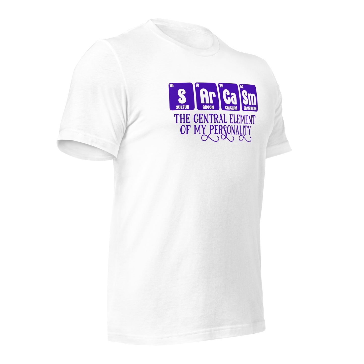 Sarcasm Central Element of My Personality Bella Canvas Adult T-Shirt