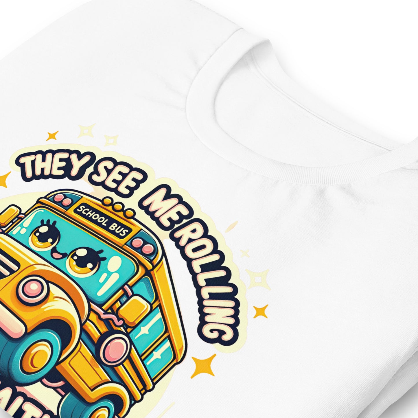 They See Me Rolling, They Waitin' Bus Driver Bella Canvas Adult T-Shirt