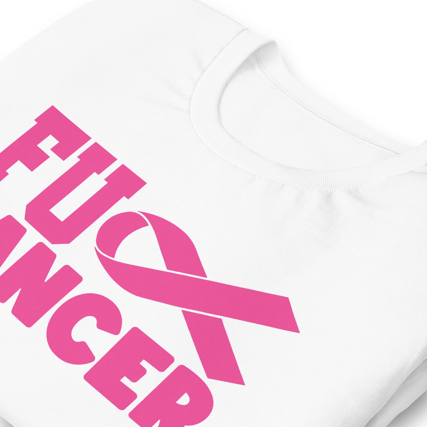 Fu** Cancer Breast Cancer Awareness Bella Canvas Adult T-Shirt