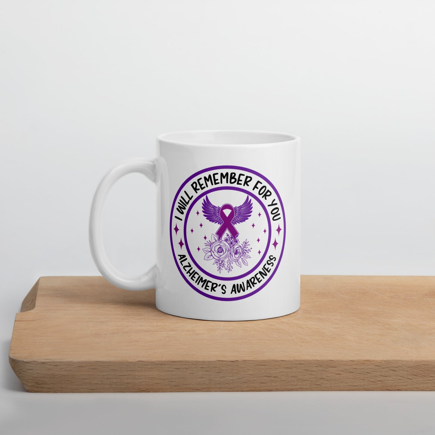 I'll Remember for You Alzheimer's Awareness Ceramic Coffee Mug