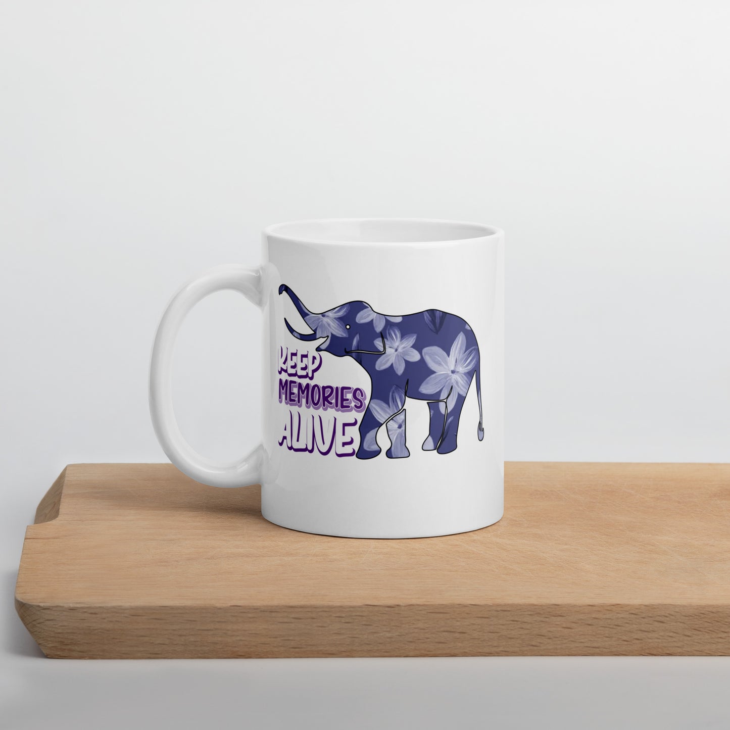 Keep Memories Alive Alzheimer's Awareness Ceramic Coffee Mug