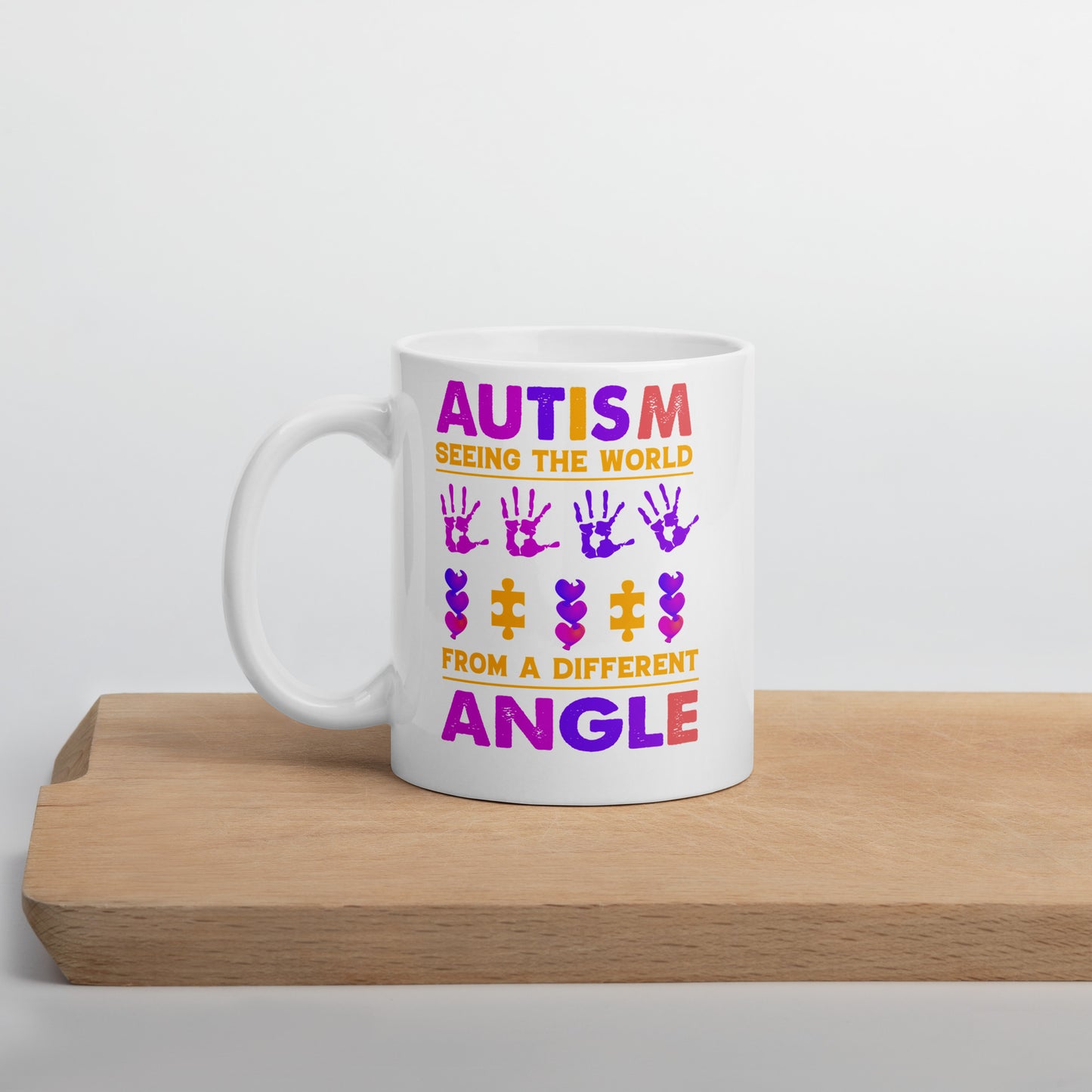 Seeing the World From a Different Angle Ceramic Coffee Mug