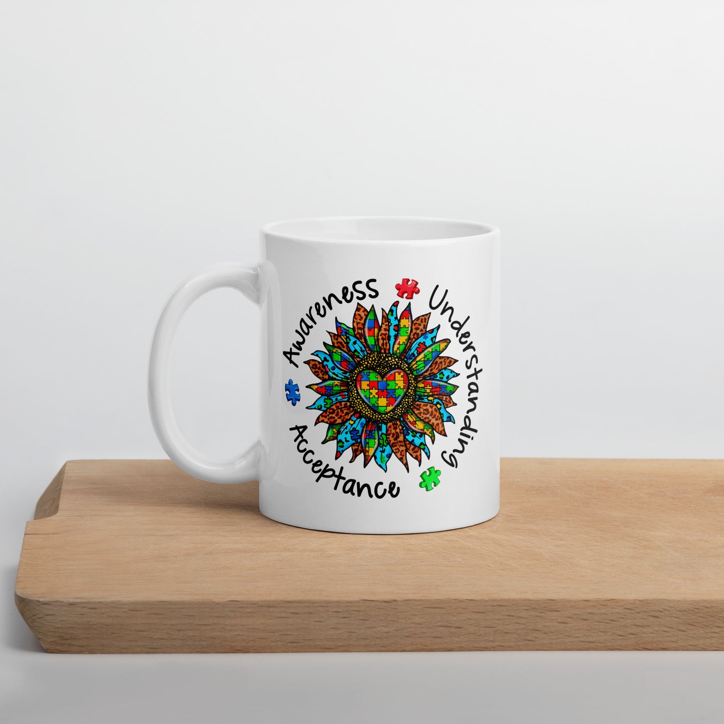 Autism Awareness Understanding Acceptance Ceramic Coffee Mug