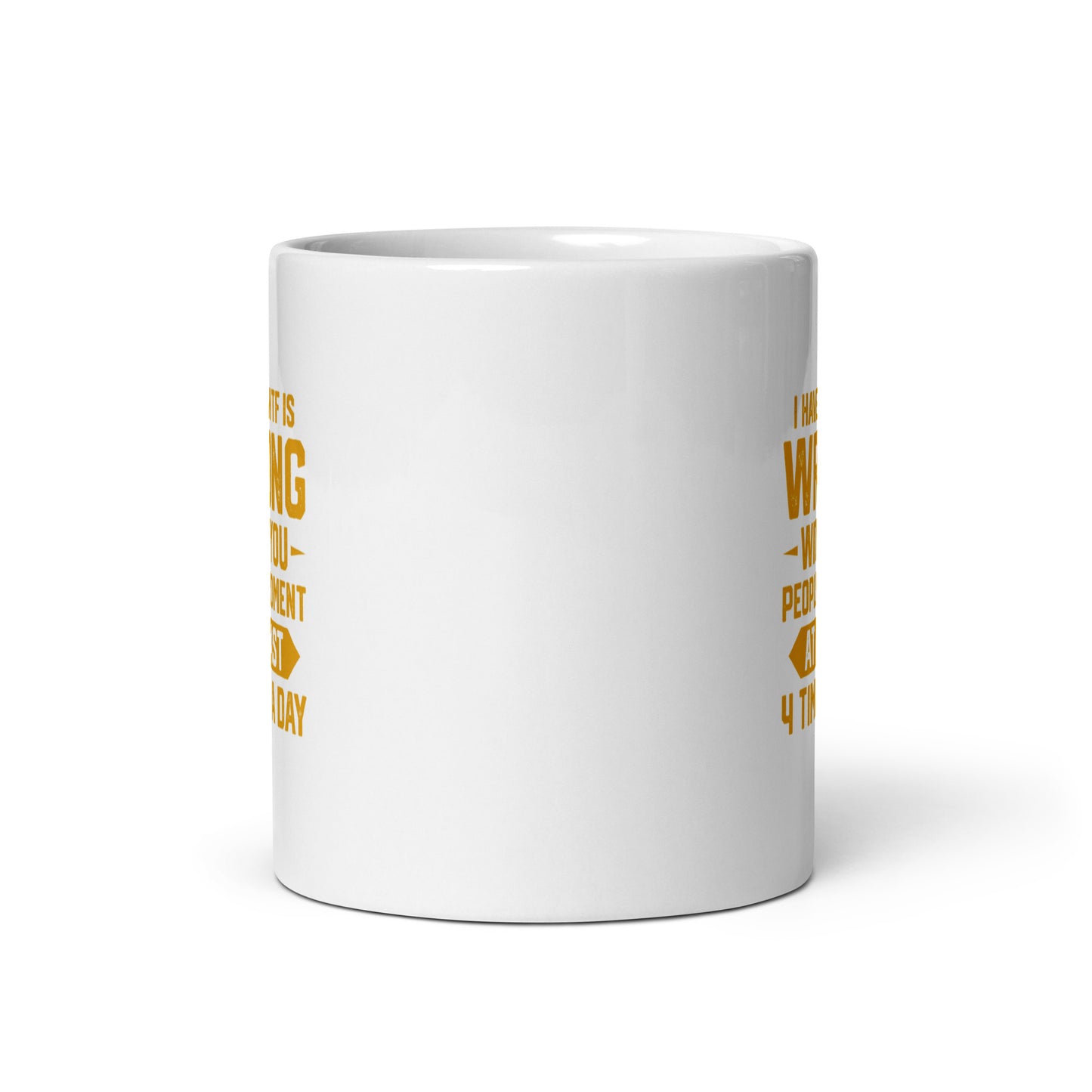 WTF is Wrong With You People White Ceramic Coffee Mug