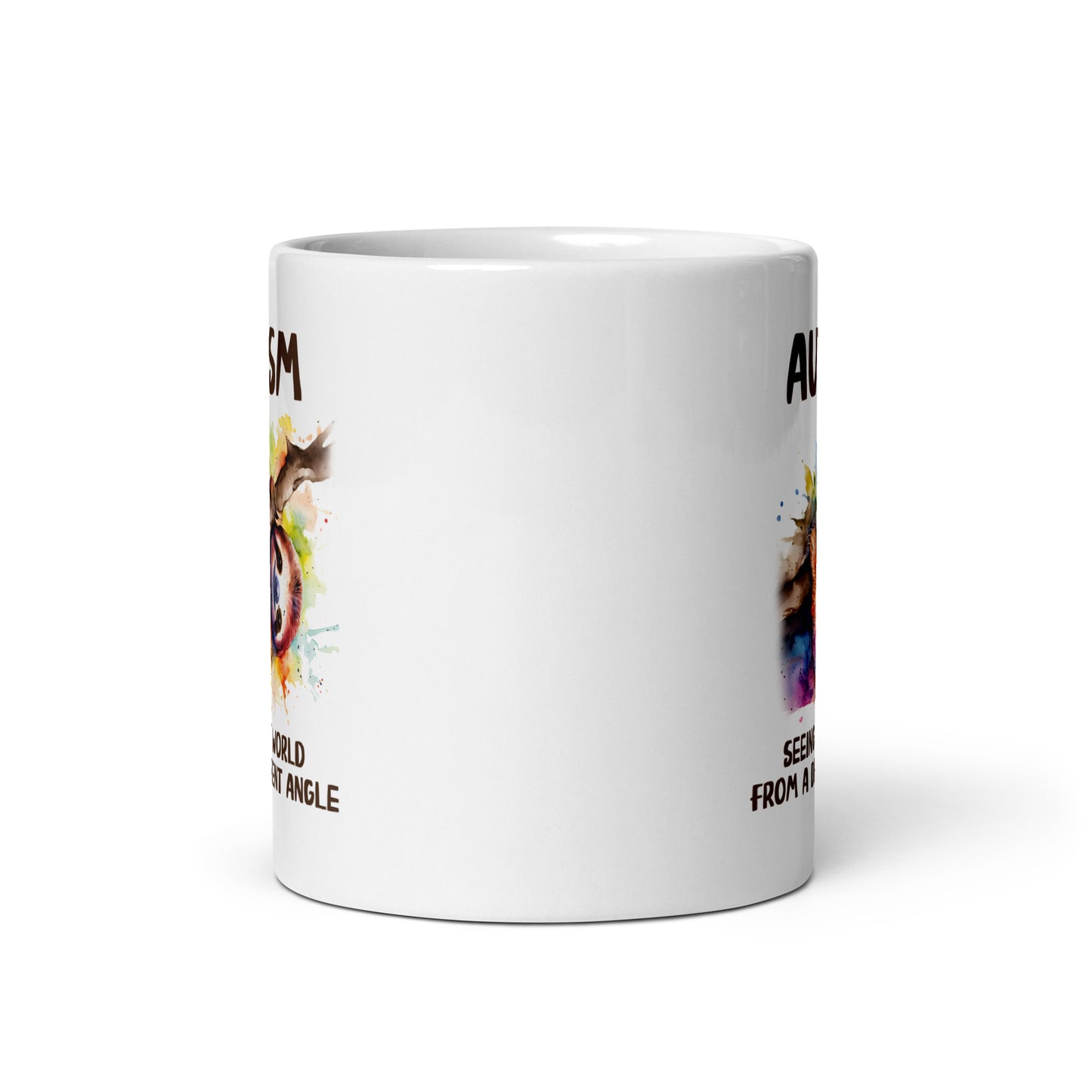 Seeing the World From a Different Angle Sloth Ceramic Coffee Mug