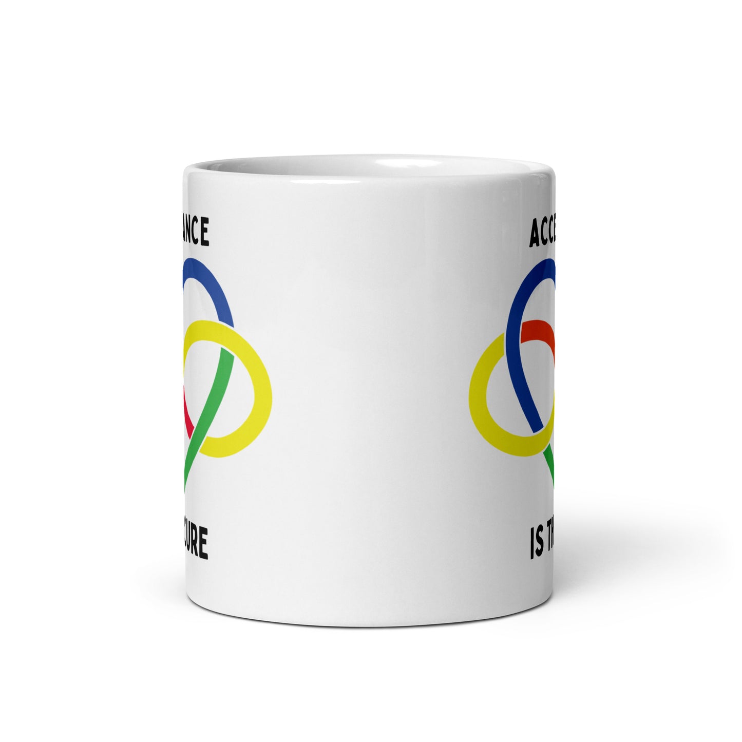 Autism Acceptance is the Cure Ceramic Coffee Mug