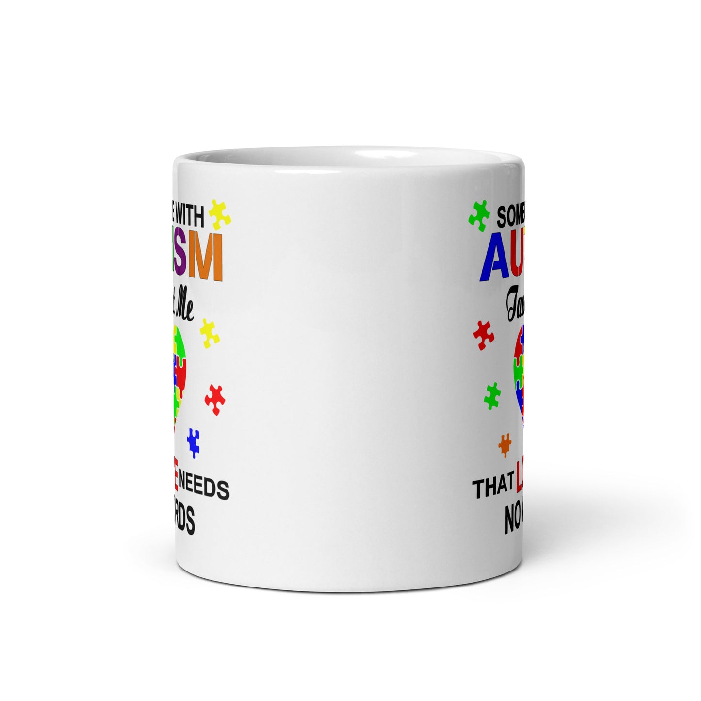 Autism is a Gift Not a Burden Ceramic Coffee Mug