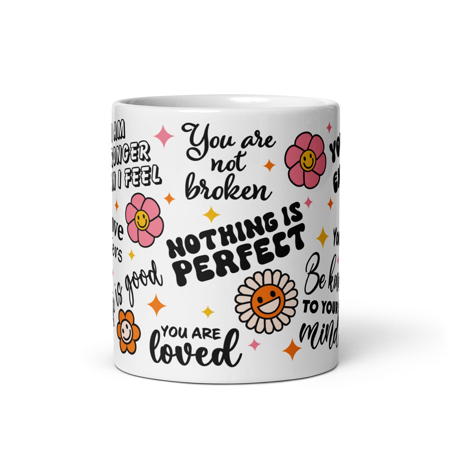 Love Yourself Self Care Awareness Ceramic Coffee Mug