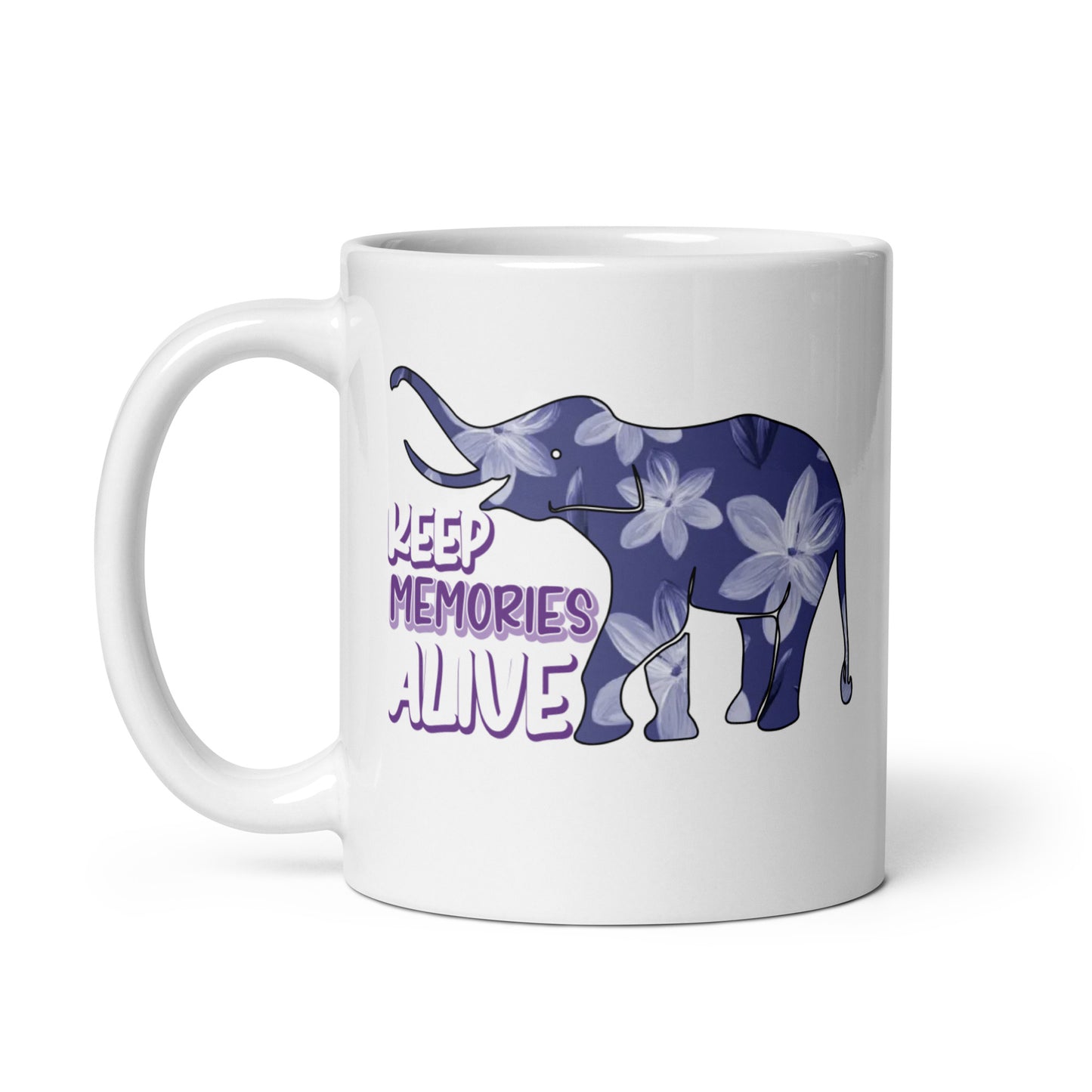 Keep Memories Alive Alzheimer's Awareness Ceramic Coffee Mug