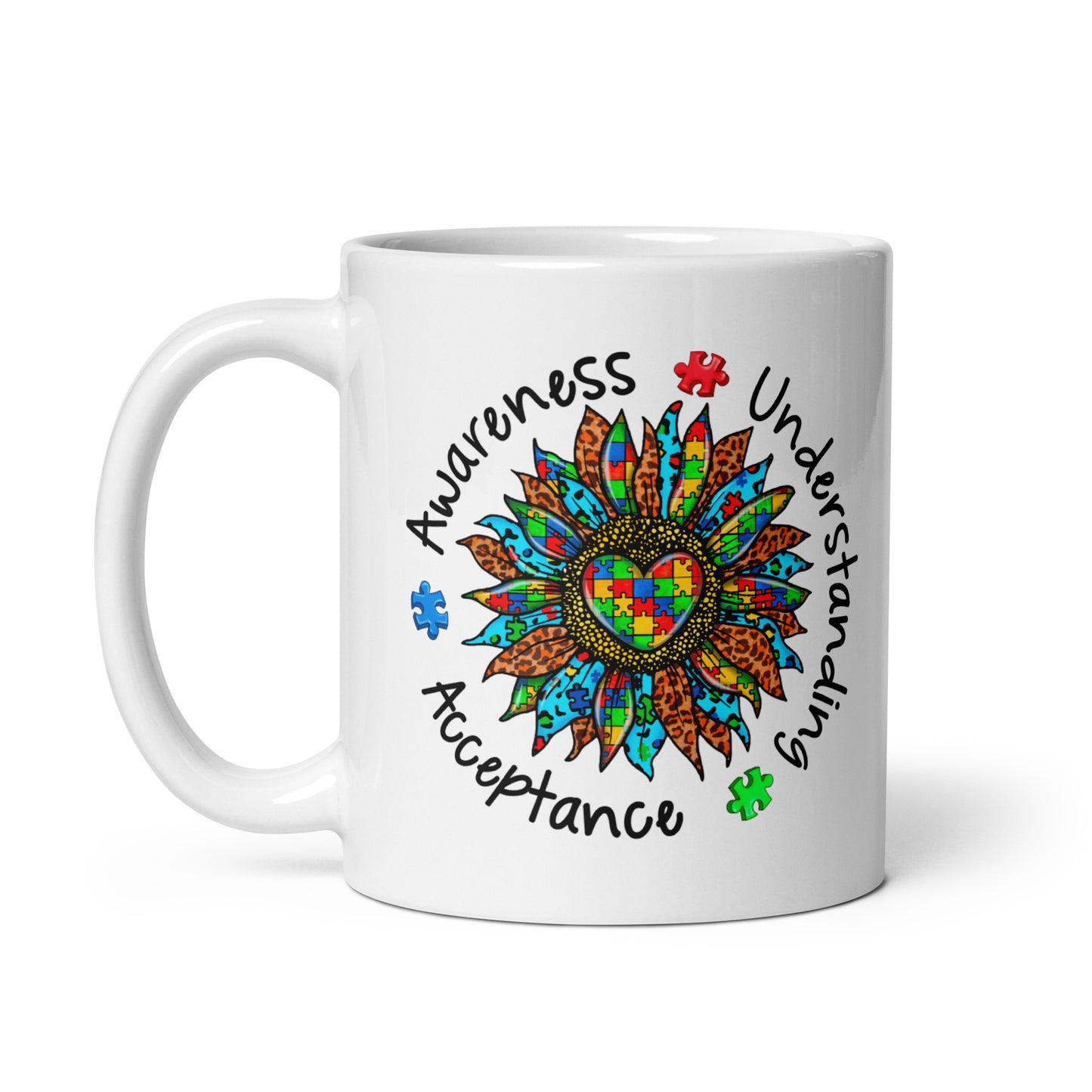 Autism Awareness Understanding Acceptance Ceramic Coffee Mug
