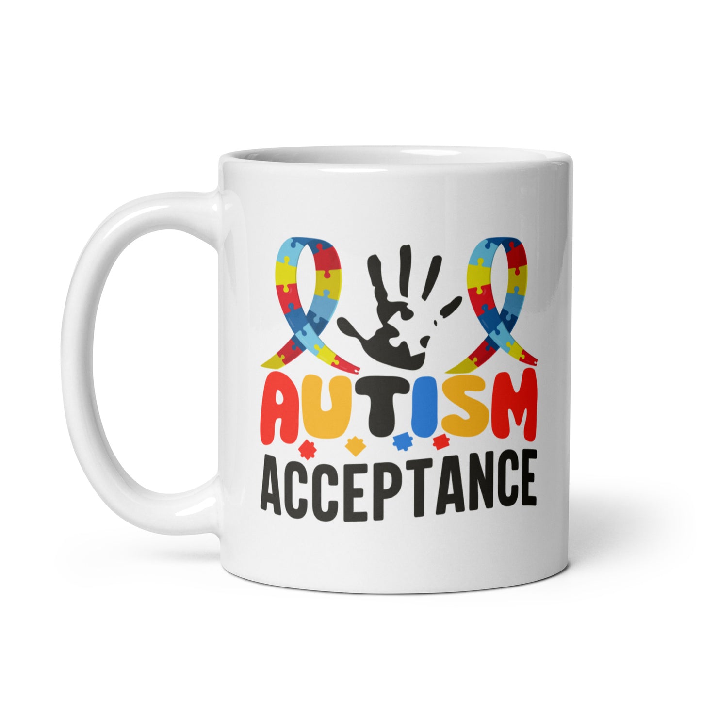 Autism Acceptance Ceramic Coffee Mug