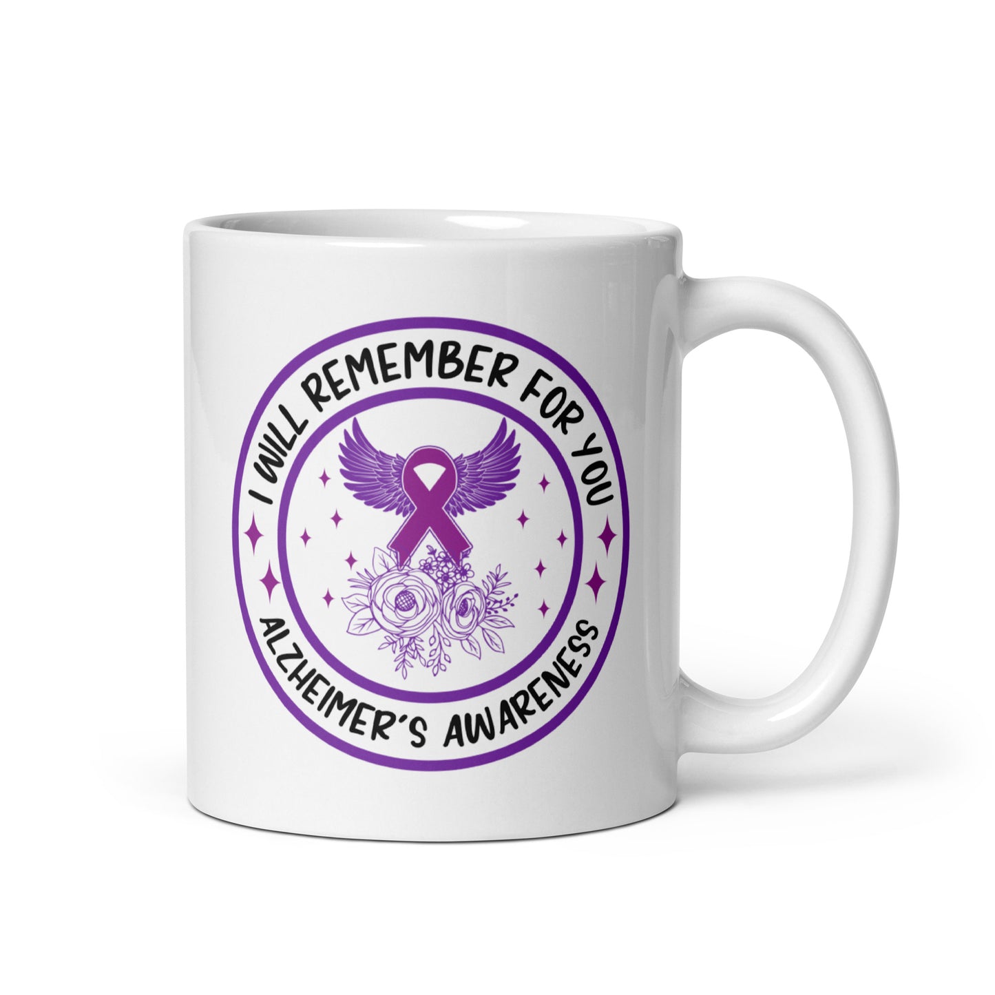 I'll Remember for You Alzheimer's Awareness Ceramic Coffee Mug