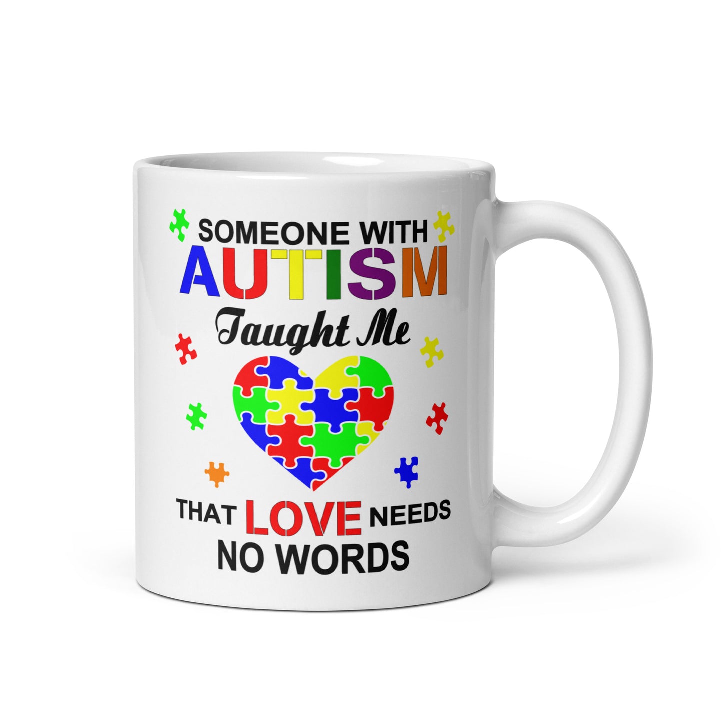 Autism is a Gift Not a Burden Ceramic Coffee Mug