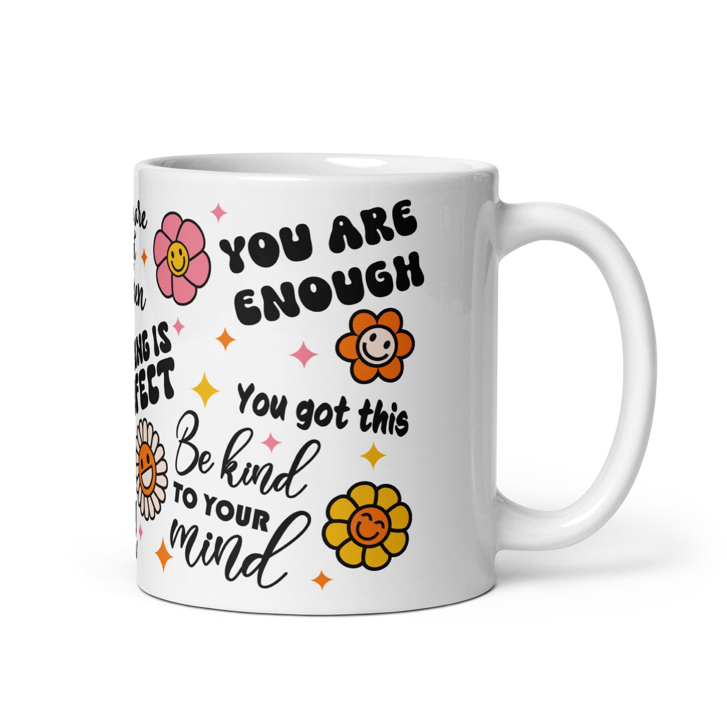 Love Yourself Self Care Awareness Ceramic Coffee Mug