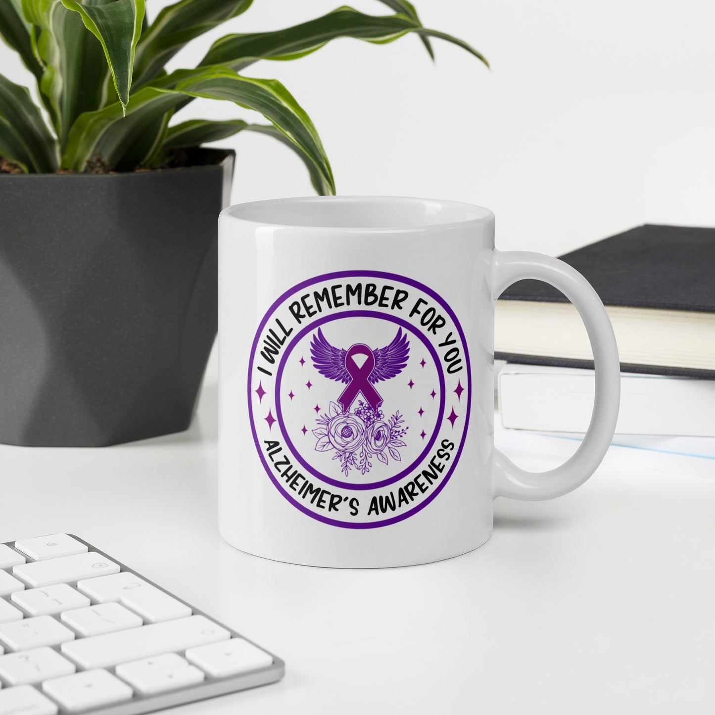 I'll Remember for You Alzheimer's Awareness Ceramic Coffee Mug