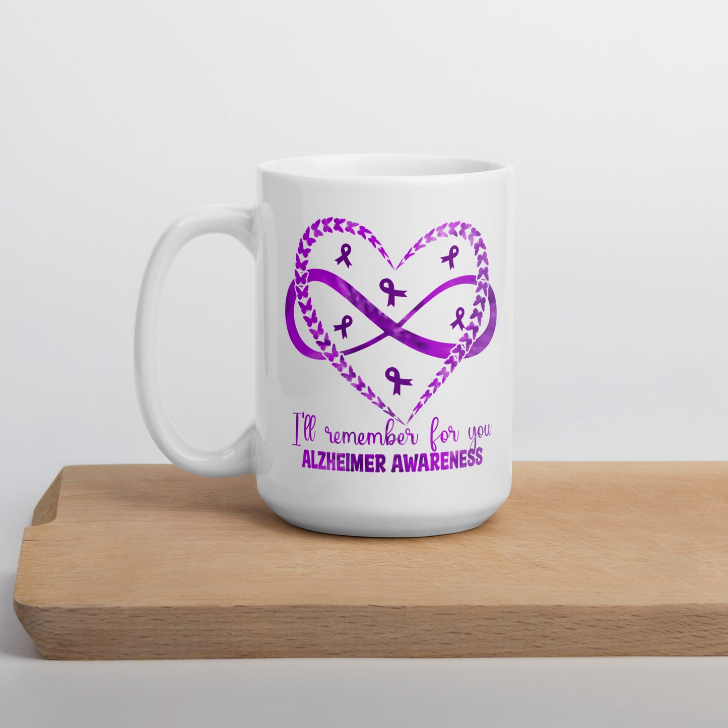I'll Remember for You Alzheimer's Awareness Ceramic Coffee Mug