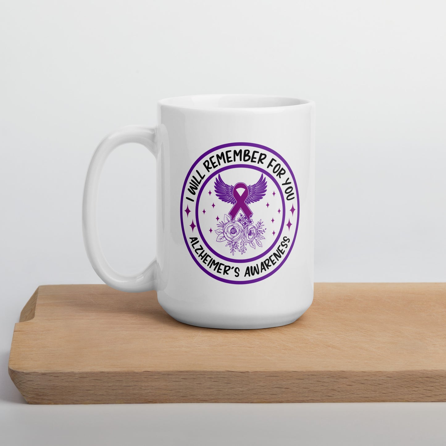 I'll Remember for You Alzheimer's Awareness Ceramic Coffee Mug