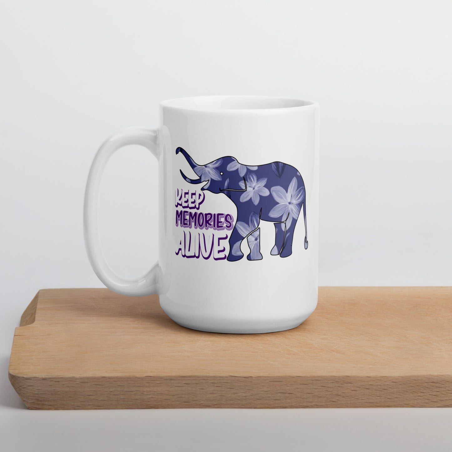 Keep Memories Alive Alzheimer's Awareness Ceramic Coffee Mug