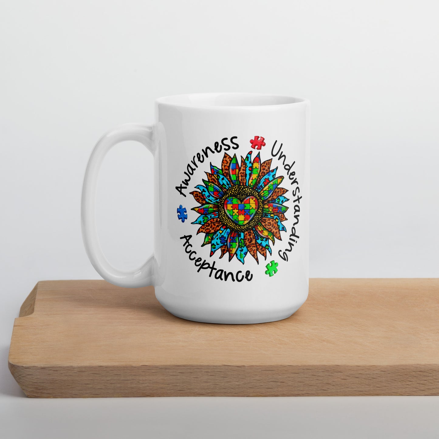 Autism Awareness Understanding Acceptance Ceramic Coffee Mug