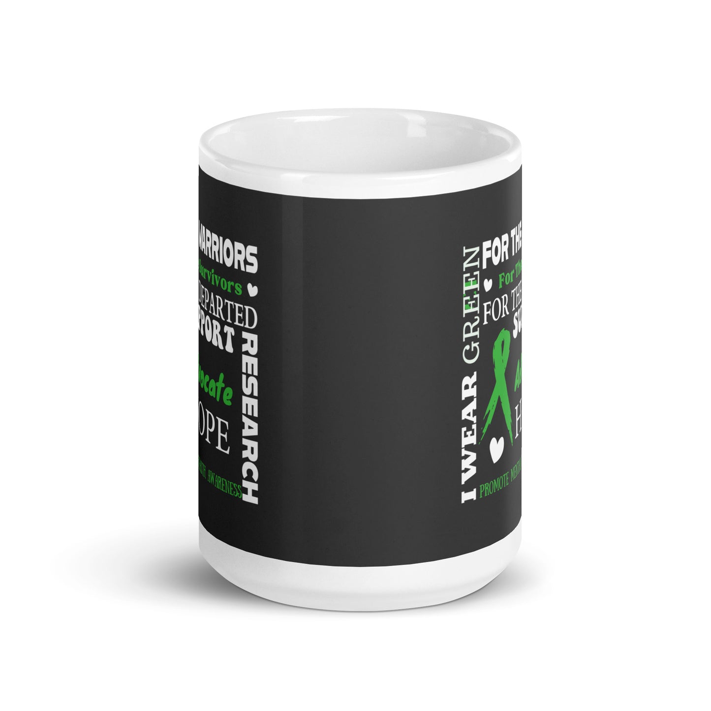 Mental Health Awareness White Ceramic Coffee Mug