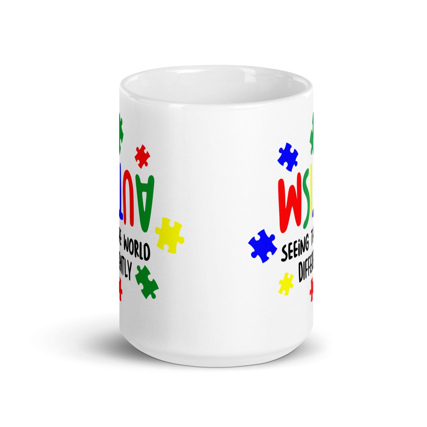 Seeing the World Differently Autism Acceptance Ceramic Coffee Mug