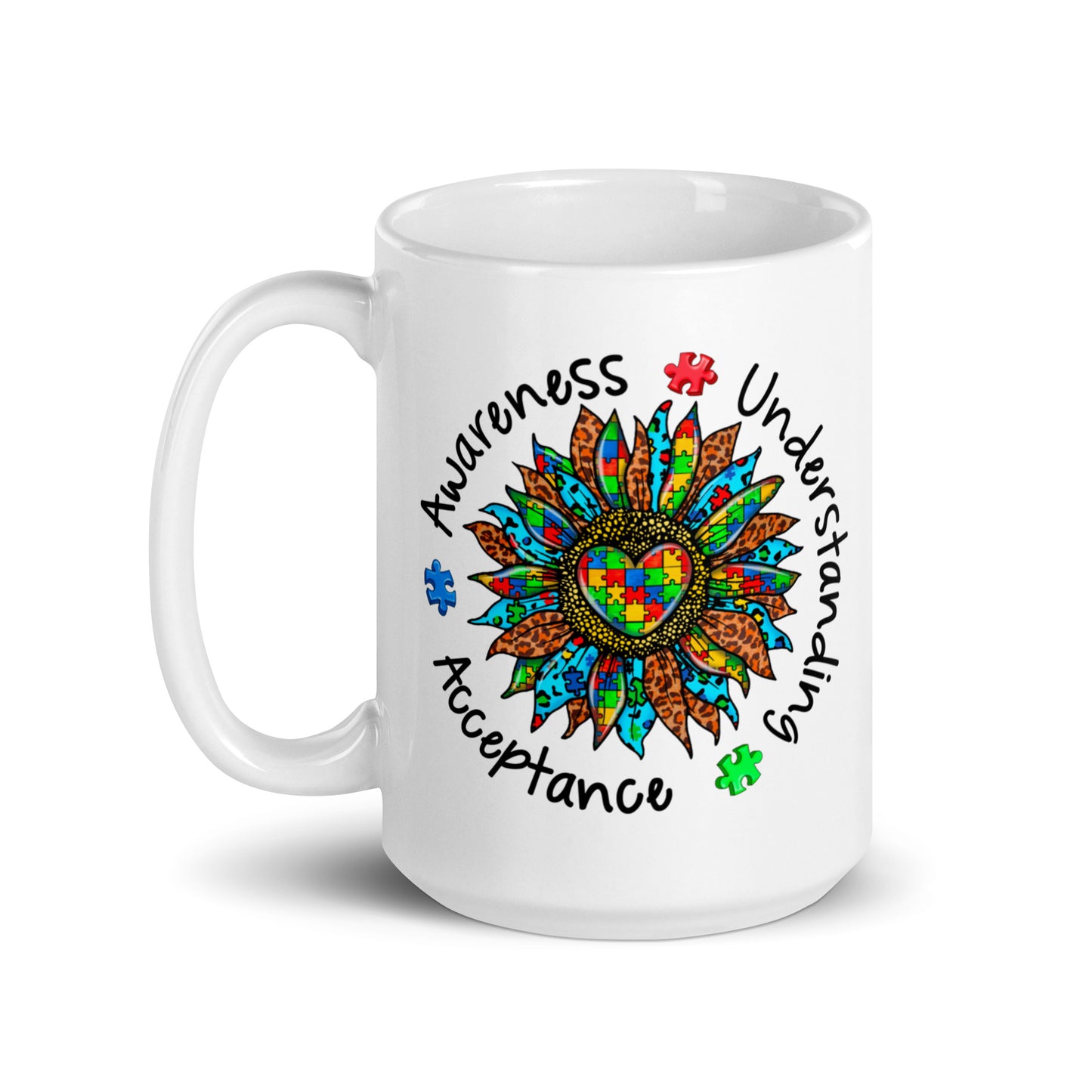 Autism Awareness Understanding Acceptance Ceramic Coffee Mug