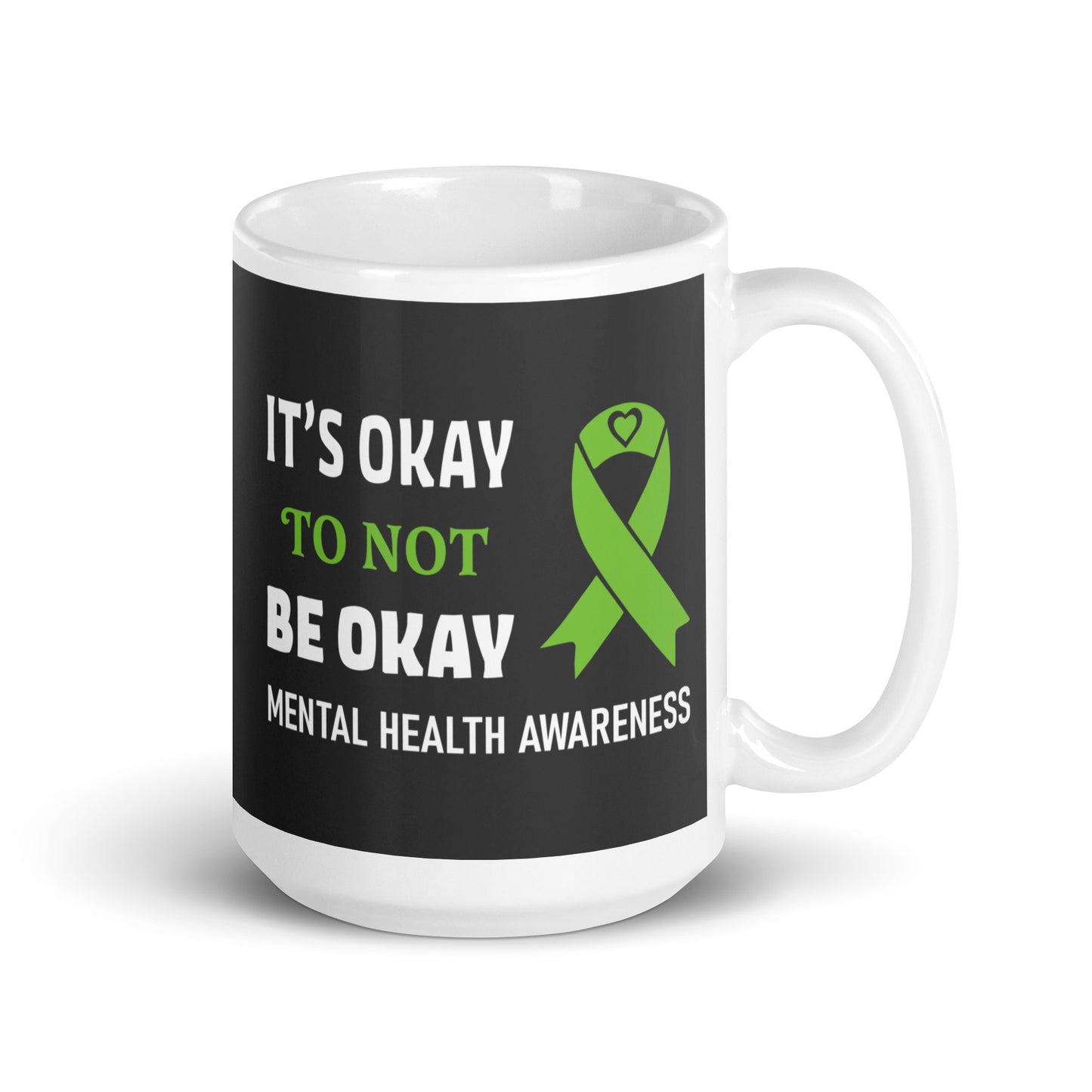 It's Okay Not to be Okay White Ceramic Coffee Mug