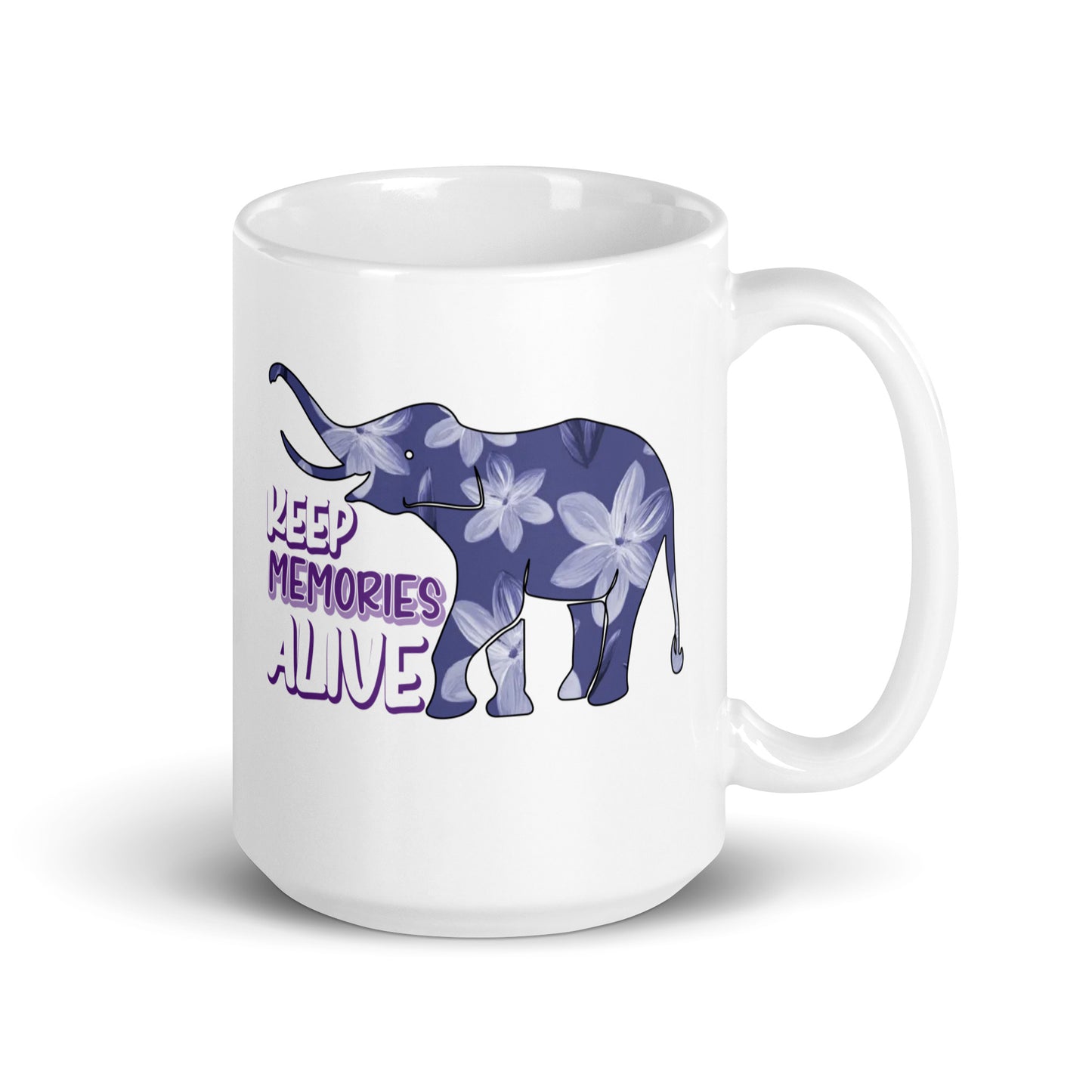 Keep Memories Alive Alzheimer's Awareness Ceramic Coffee Mug