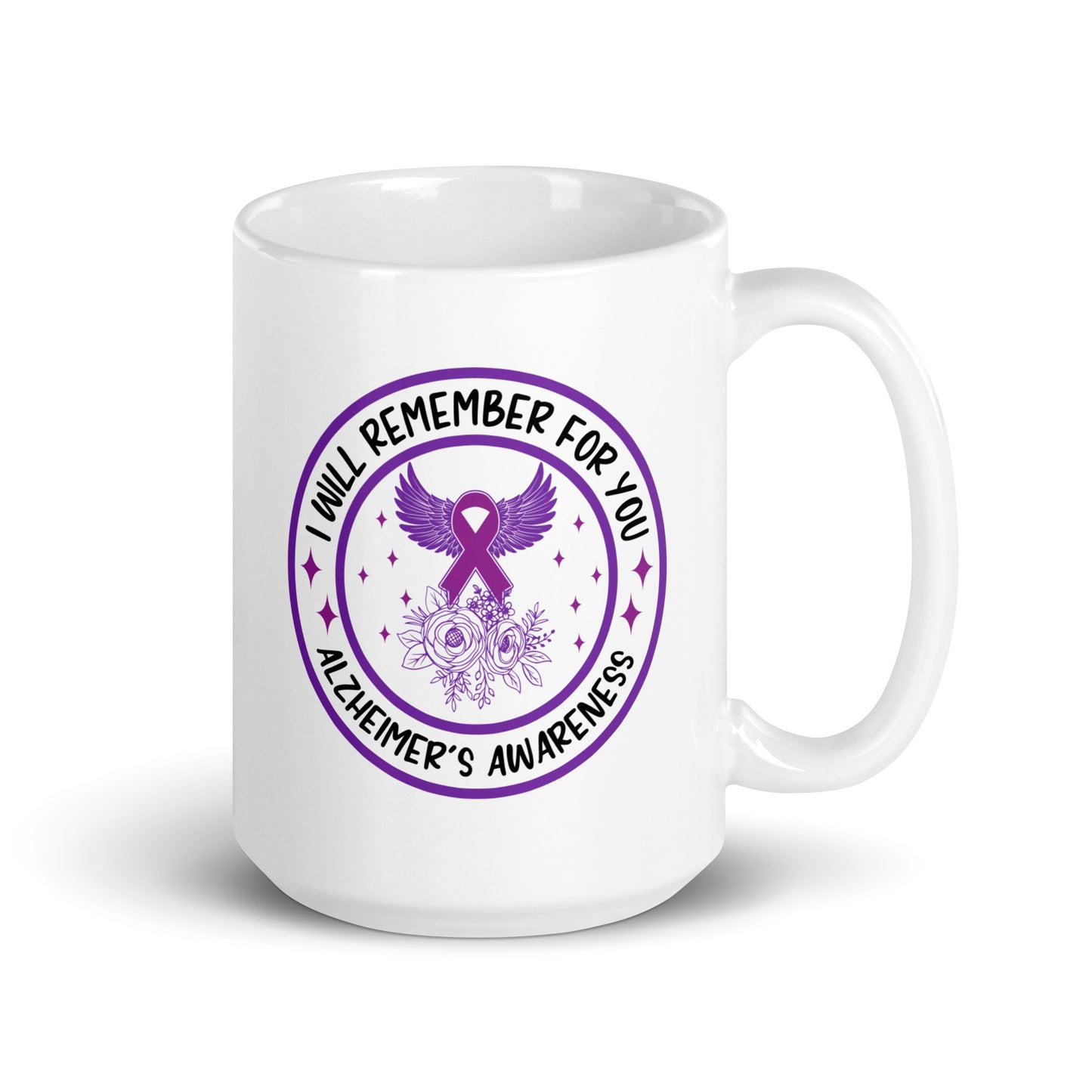 I'll Remember for You Alzheimer's Awareness Ceramic Coffee Mug