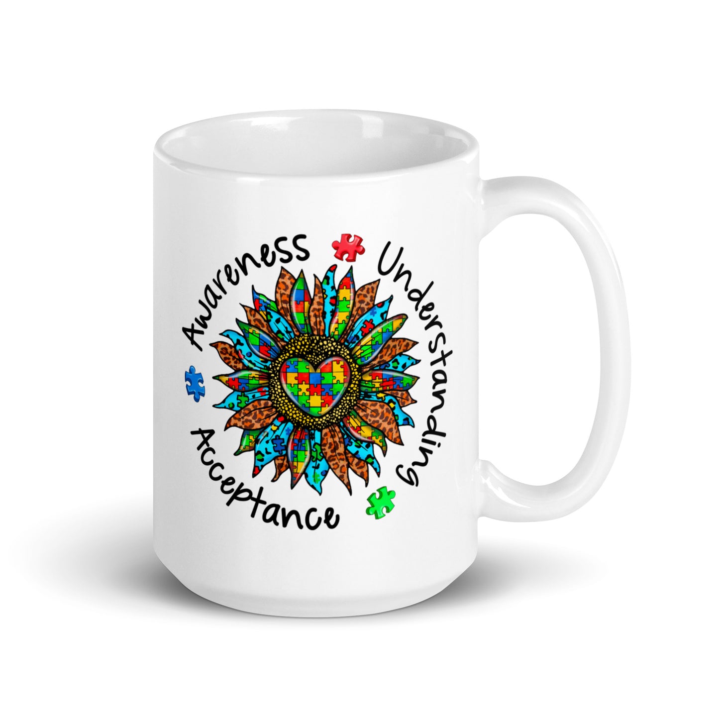 Autism Awareness Understanding Acceptance Ceramic Coffee Mug