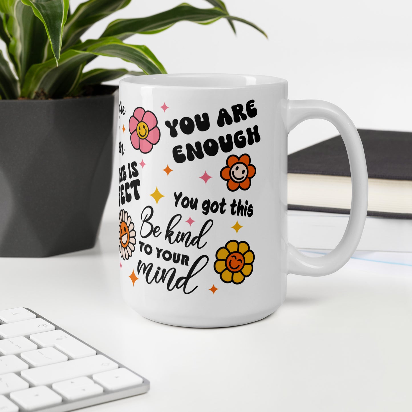 Love Yourself Self Care Awareness Ceramic Coffee Mug