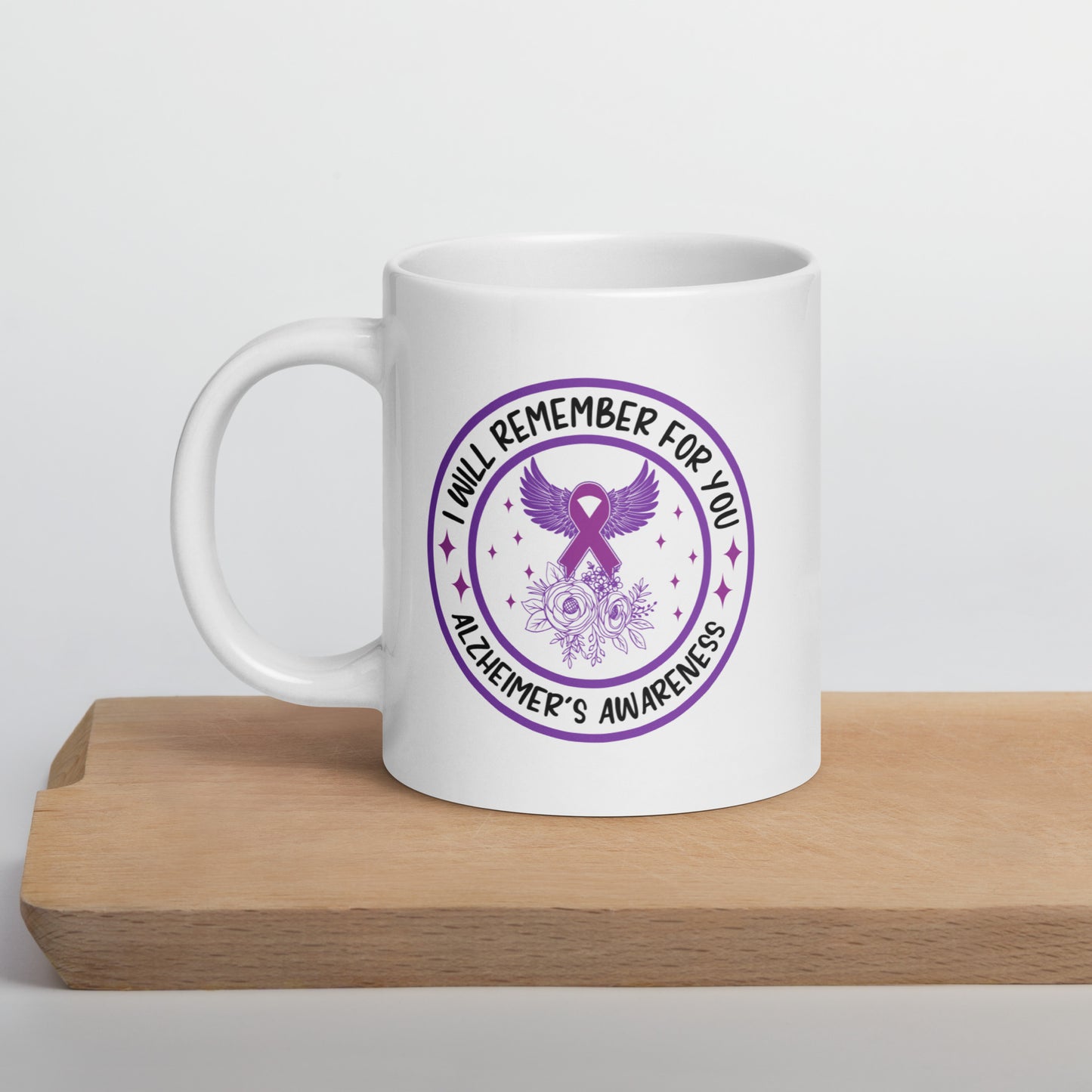I'll Remember for You Alzheimer's Awareness Ceramic Coffee Mug