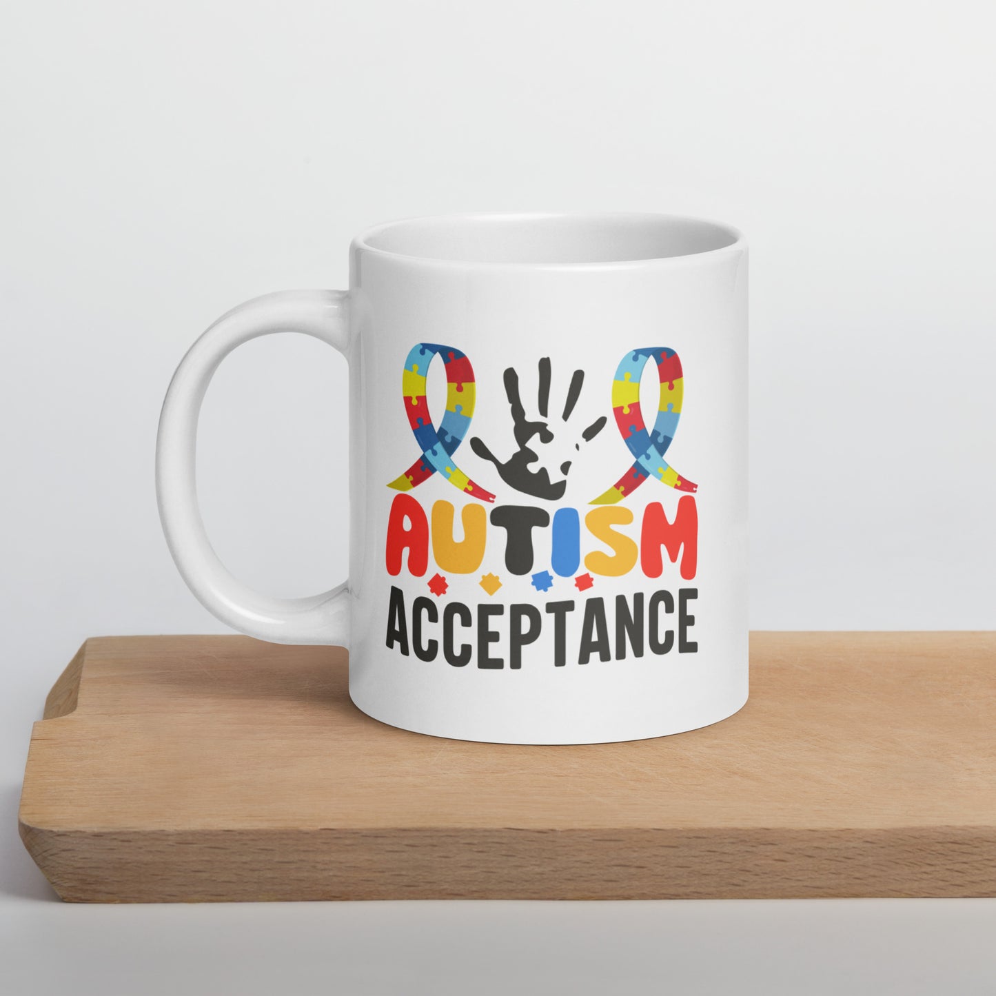 Autism Acceptance Ceramic Coffee Mug