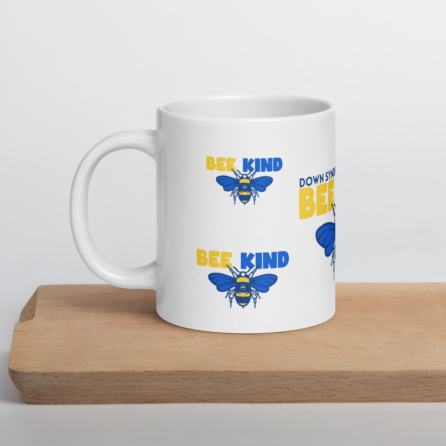 Down Syndrome Awareness Bee Kind Ceramic Coffee Mug