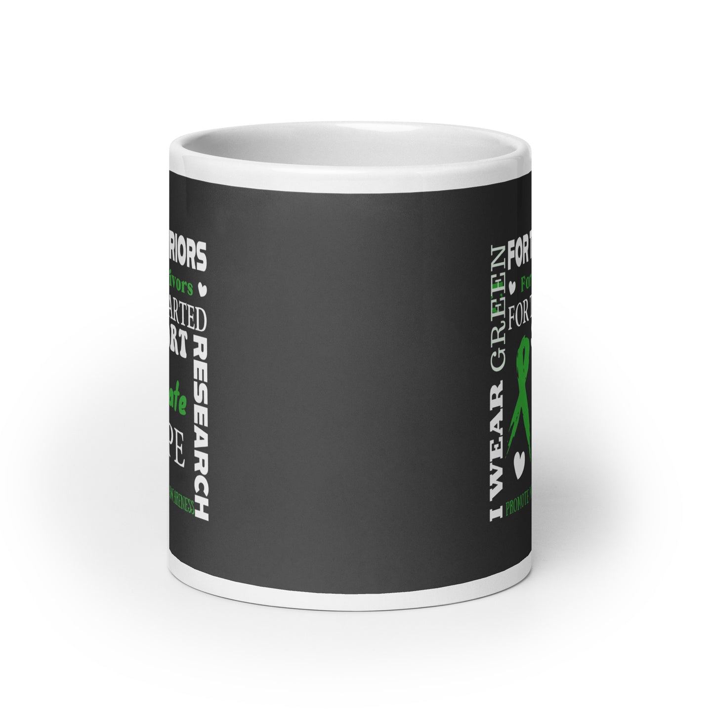 Mental Health Awareness White Ceramic Coffee Mug