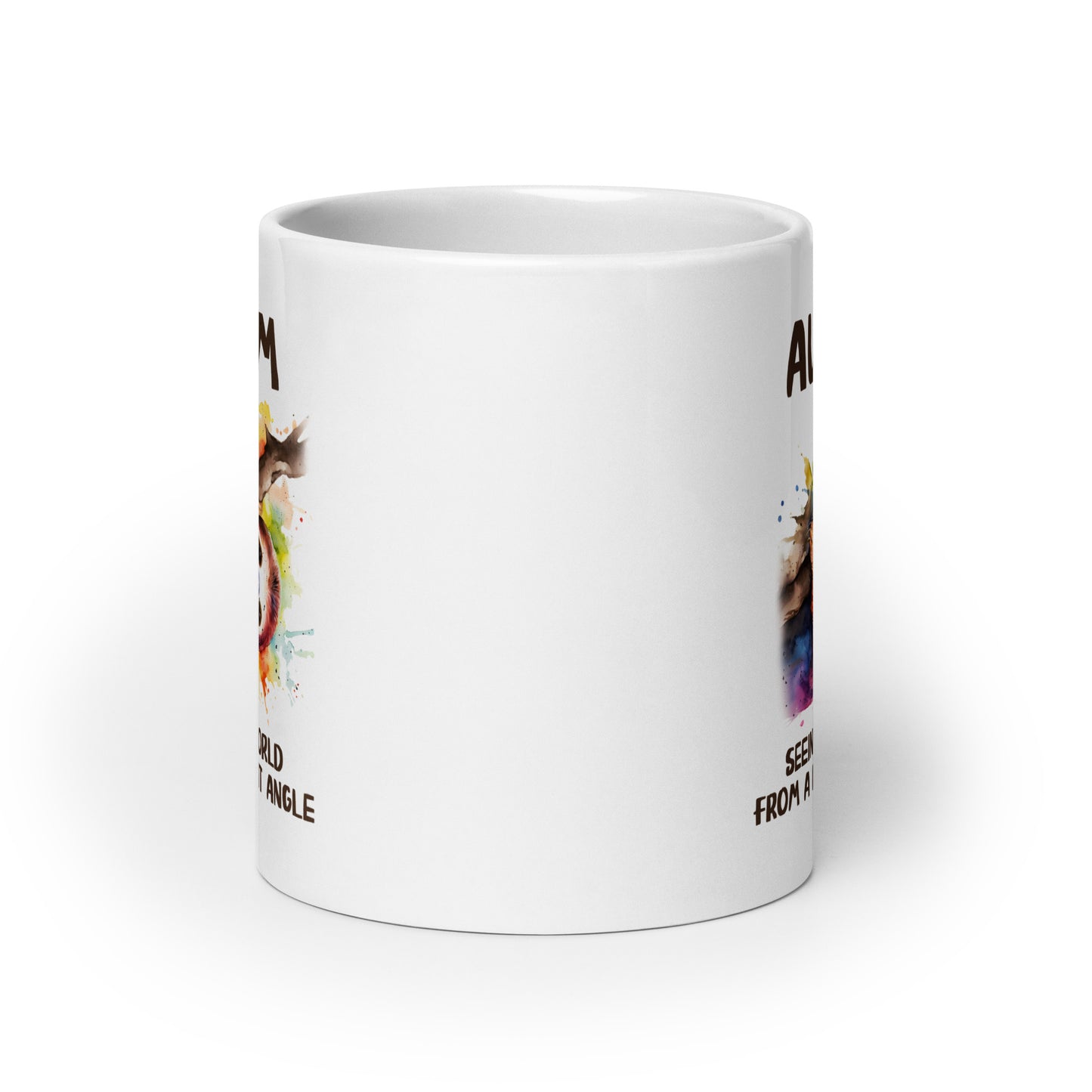 Seeing the World From a Different Angle Sloth Ceramic Coffee Mug
