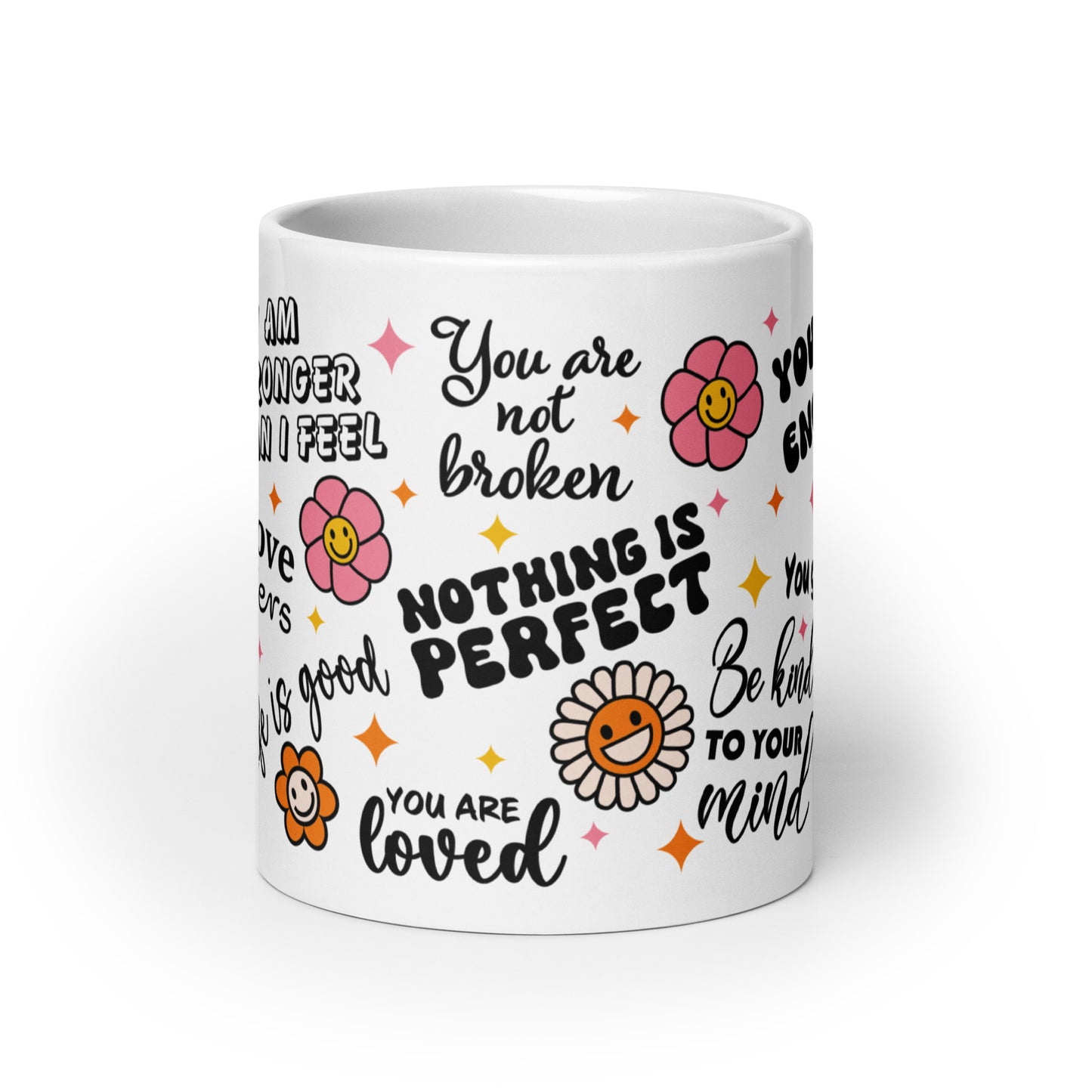 Love Yourself Self Care Awareness Ceramic Coffee Mug