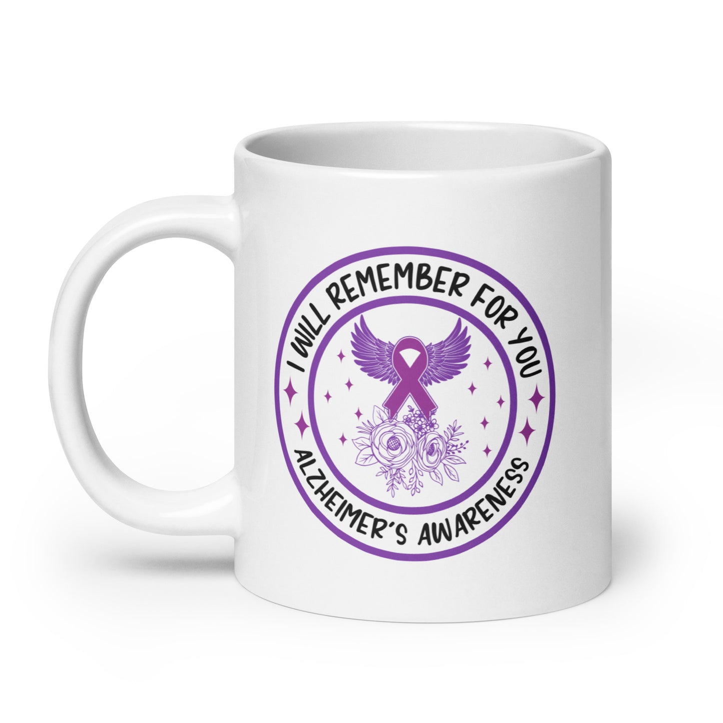 I'll Remember for You Alzheimer's Awareness Ceramic Coffee Mug