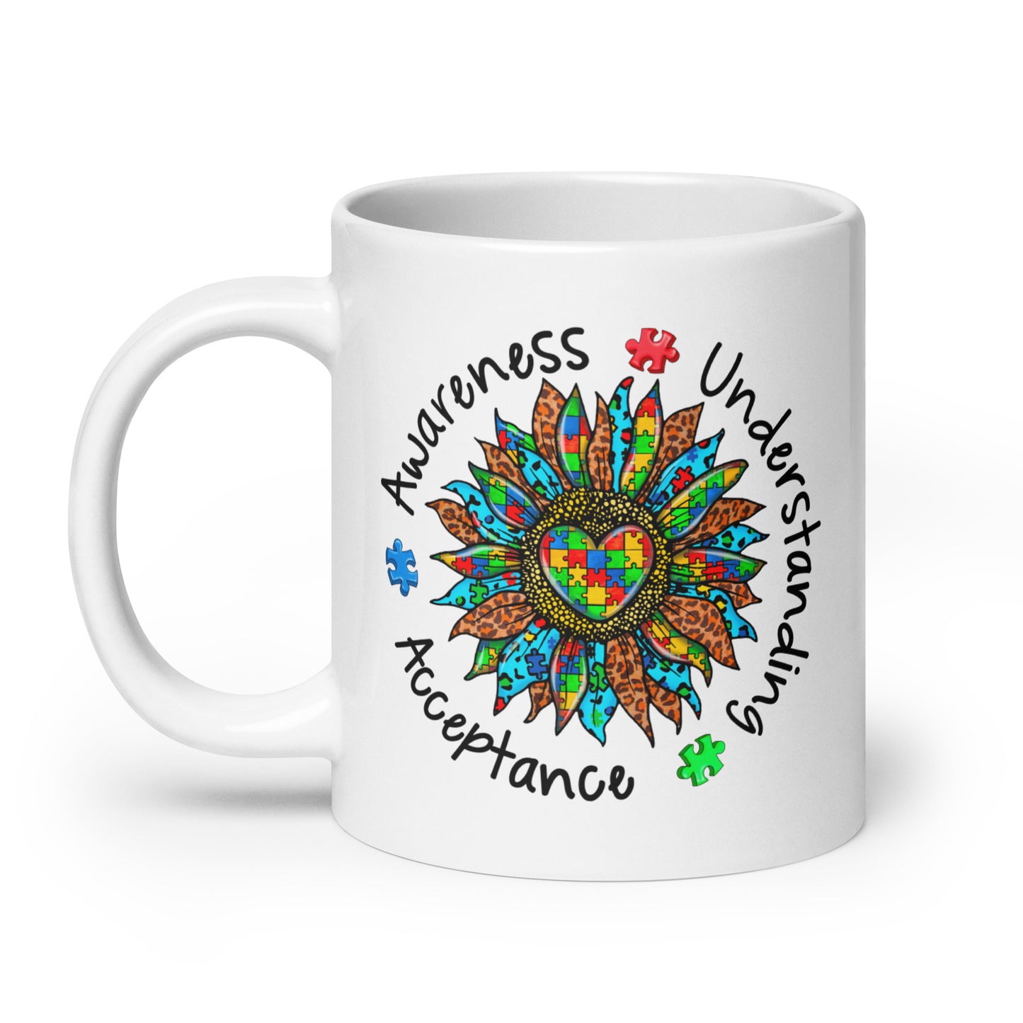 Autism Awareness Understanding Acceptance Ceramic Coffee Mug