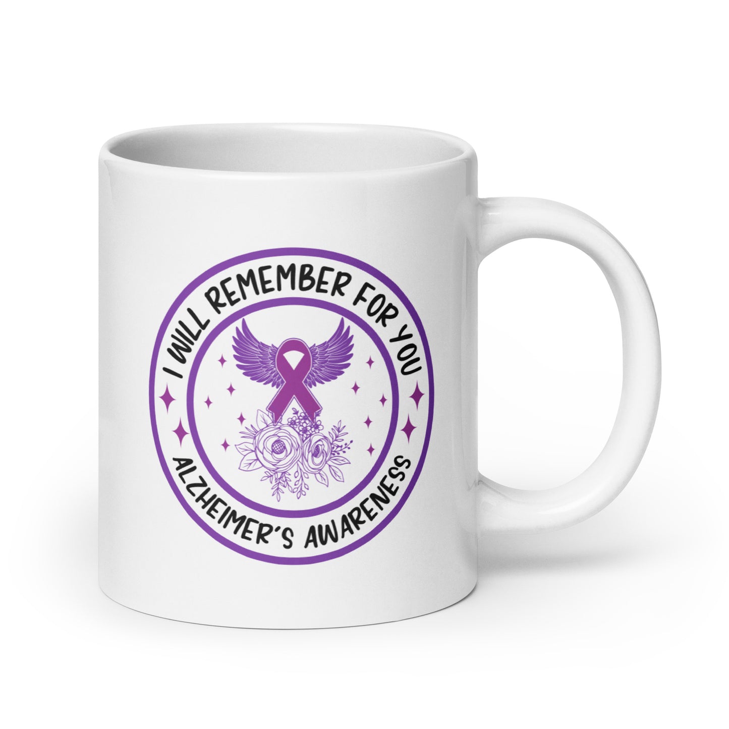 I'll Remember for You Alzheimer's Awareness Ceramic Coffee Mug