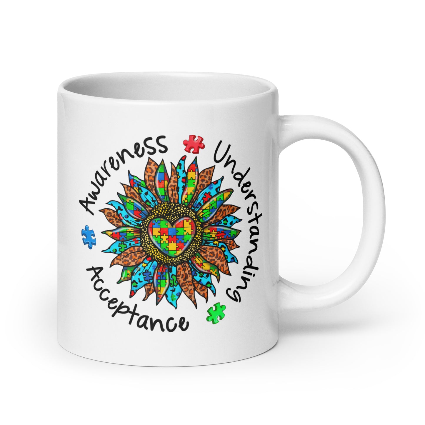 Autism Awareness Understanding Acceptance Ceramic Coffee Mug