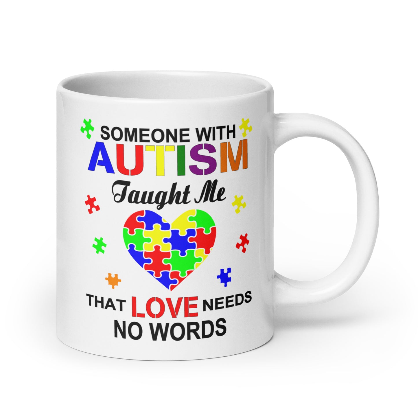 Autism is a Gift Not a Burden Ceramic Coffee Mug