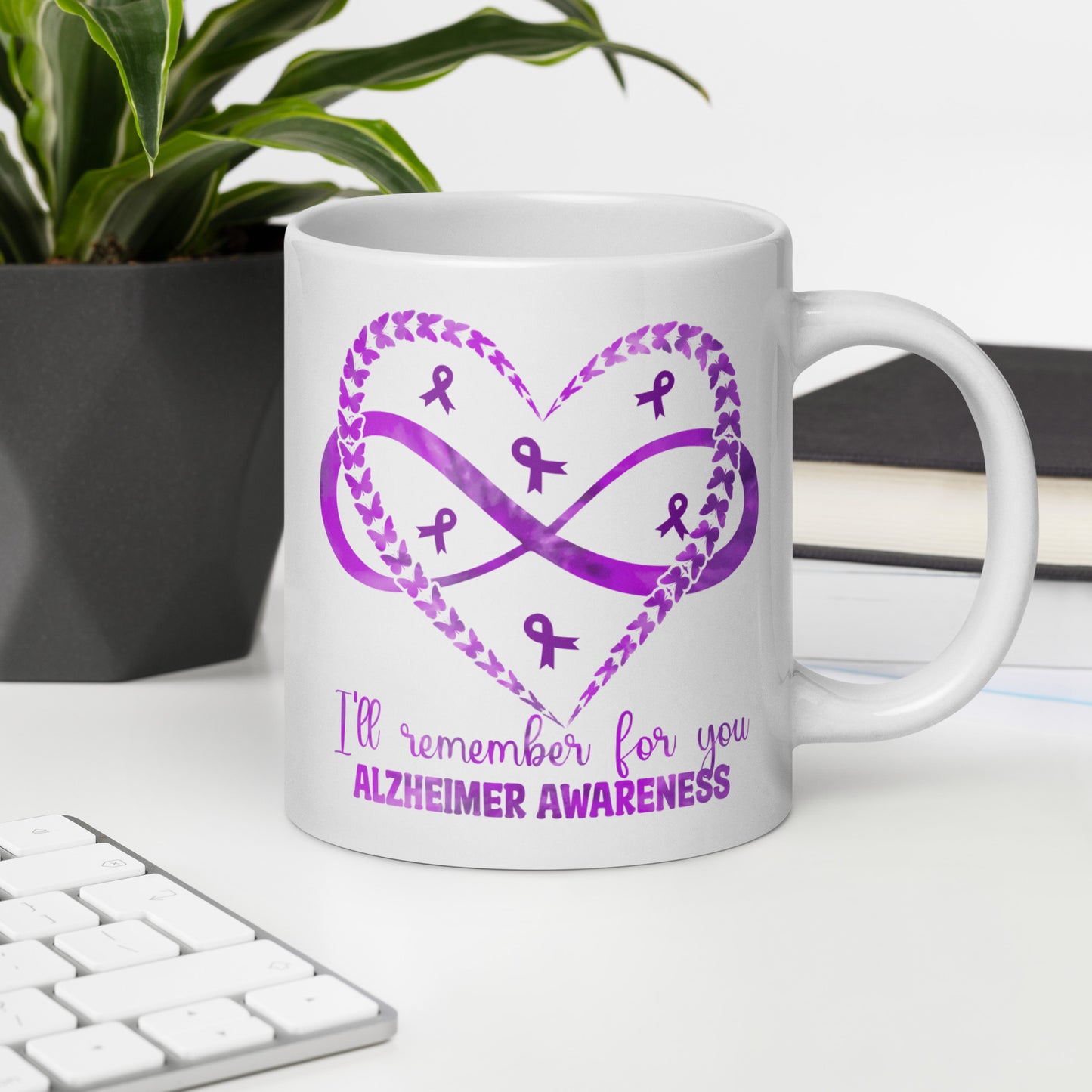I'll Remember for You Alzheimer's Awareness Ceramic Coffee Mug